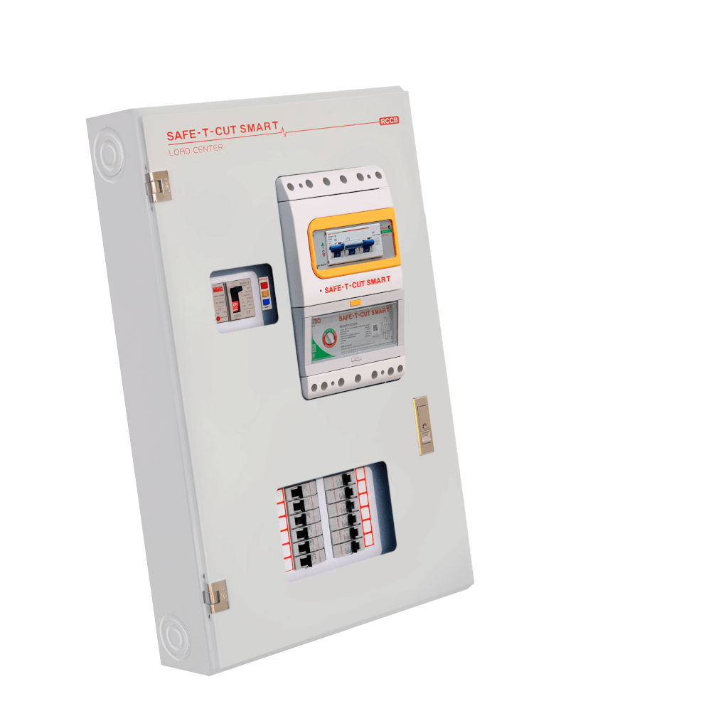 ตู้โหลดเซ็นเตอร์ พร้อมเมนกันดูด RCBO USA ขนาด 12 ช่อง พิกัด 100 แอมป์ เซฟ-ที-คัท สมาร์ท_1